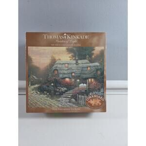 Thomas Kinkade Cork Puzzle 500 Piece Olde Porterfield Tea Room Jigsaw Adult